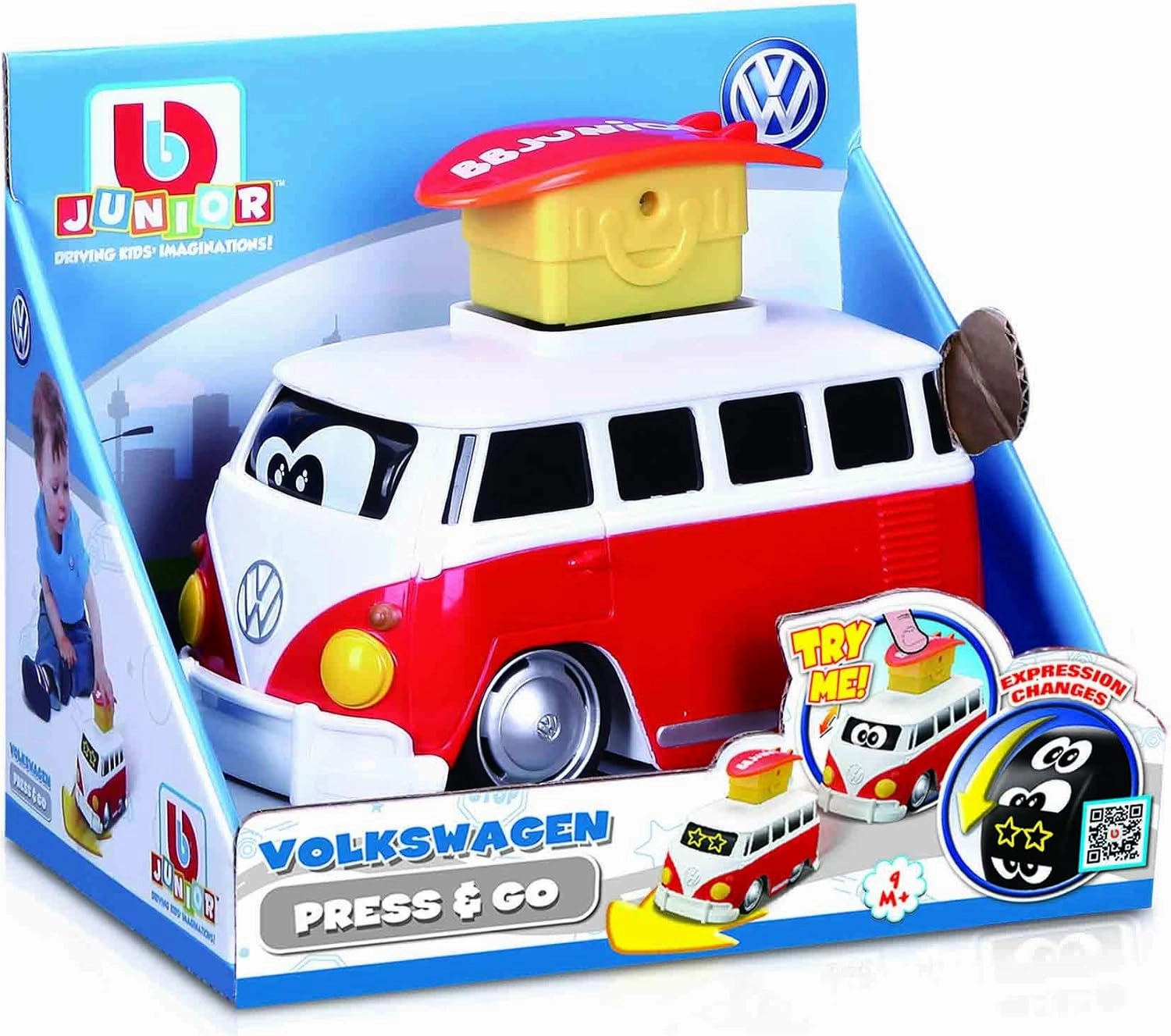 VW Bus Press & Go Eerie Accents Ghostly Decor