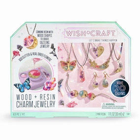 Wish Craft Wood & Resin Charm Jewelry Fantastic Designs