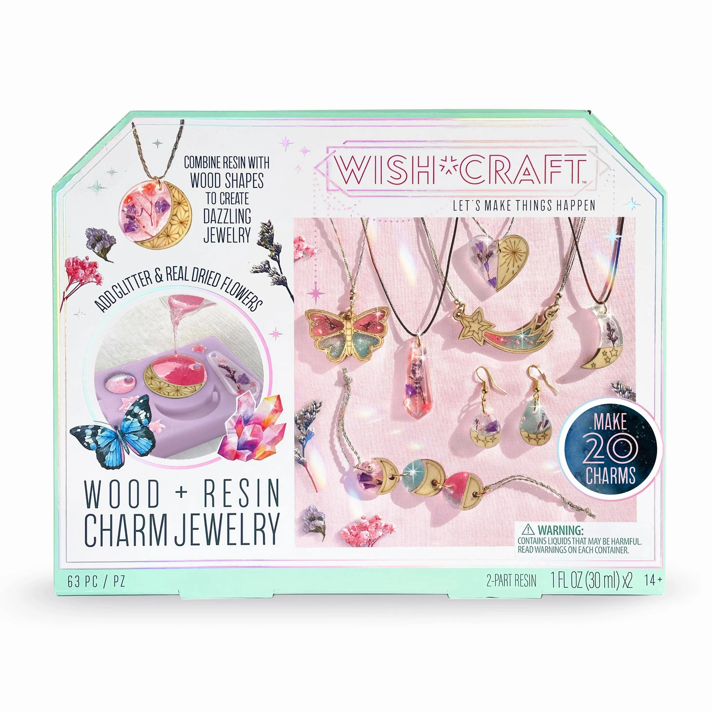 Wish Craft Wood & Resin Charm Jewelry Fantastic Designs