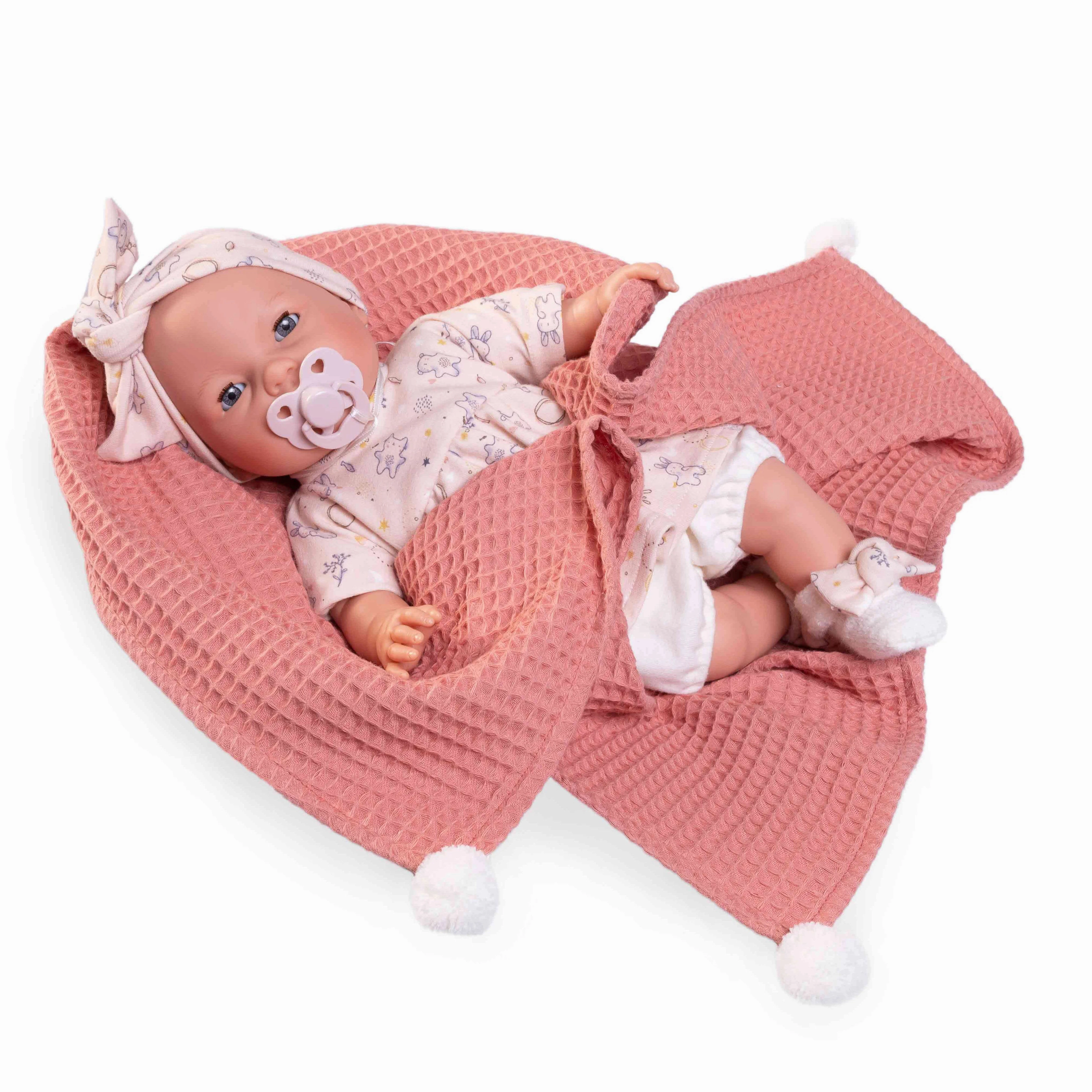 Antonio Juan 14258 - Bimba Tears Doll 37cm with Spring Blanket Gaming Peripheral Robot Statue