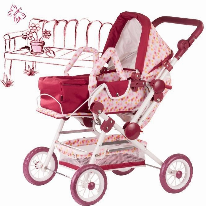 Gotz 3403058 Dolls Pram Happy Flowers Small Space