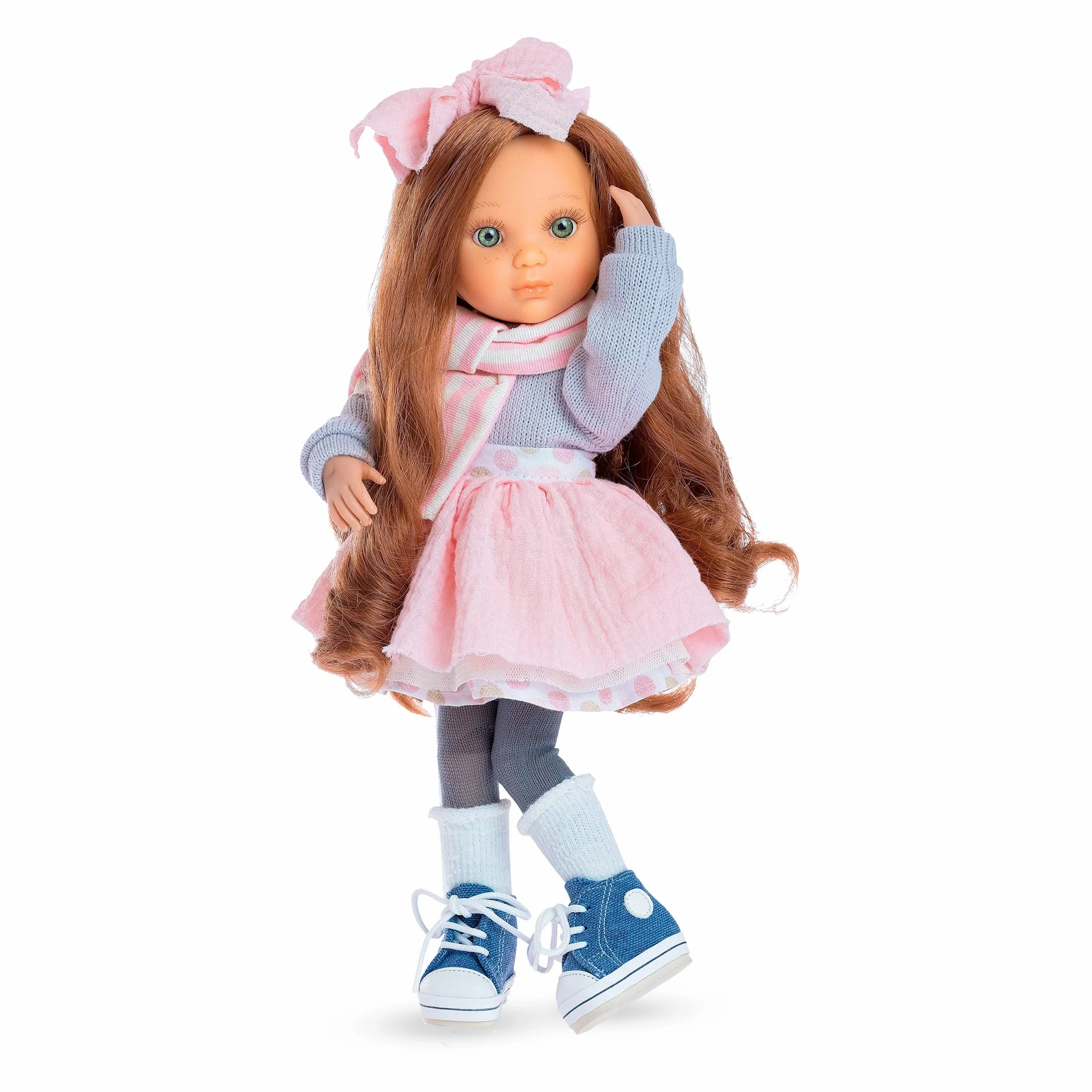 Berjuan 5824 Luxury Dolls Eva Articulated Redhead Doll 35cm Iconic Character Metal Craft