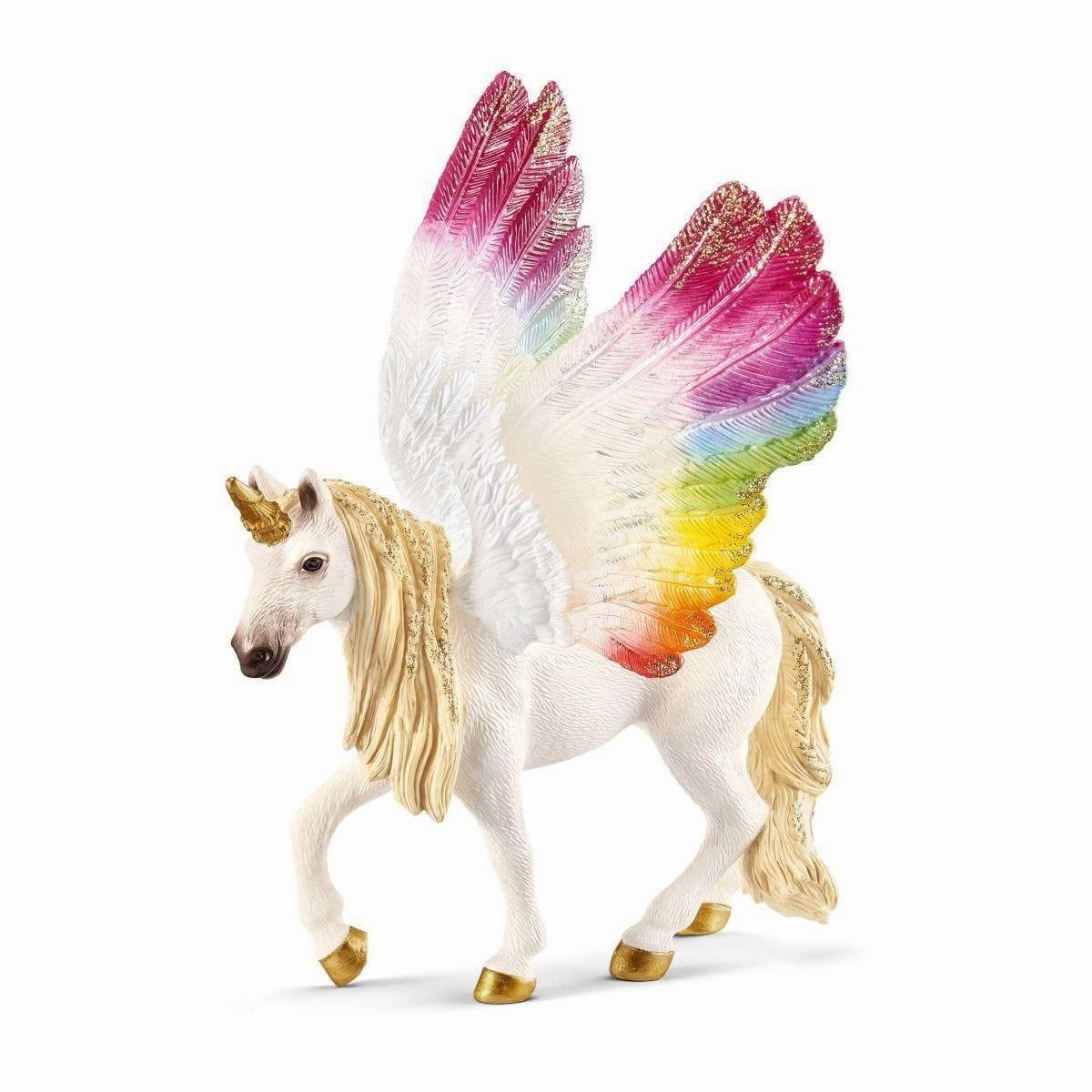 Anime Hero Schleich 70576 Winged Rainbow Unicorn Foal Figure