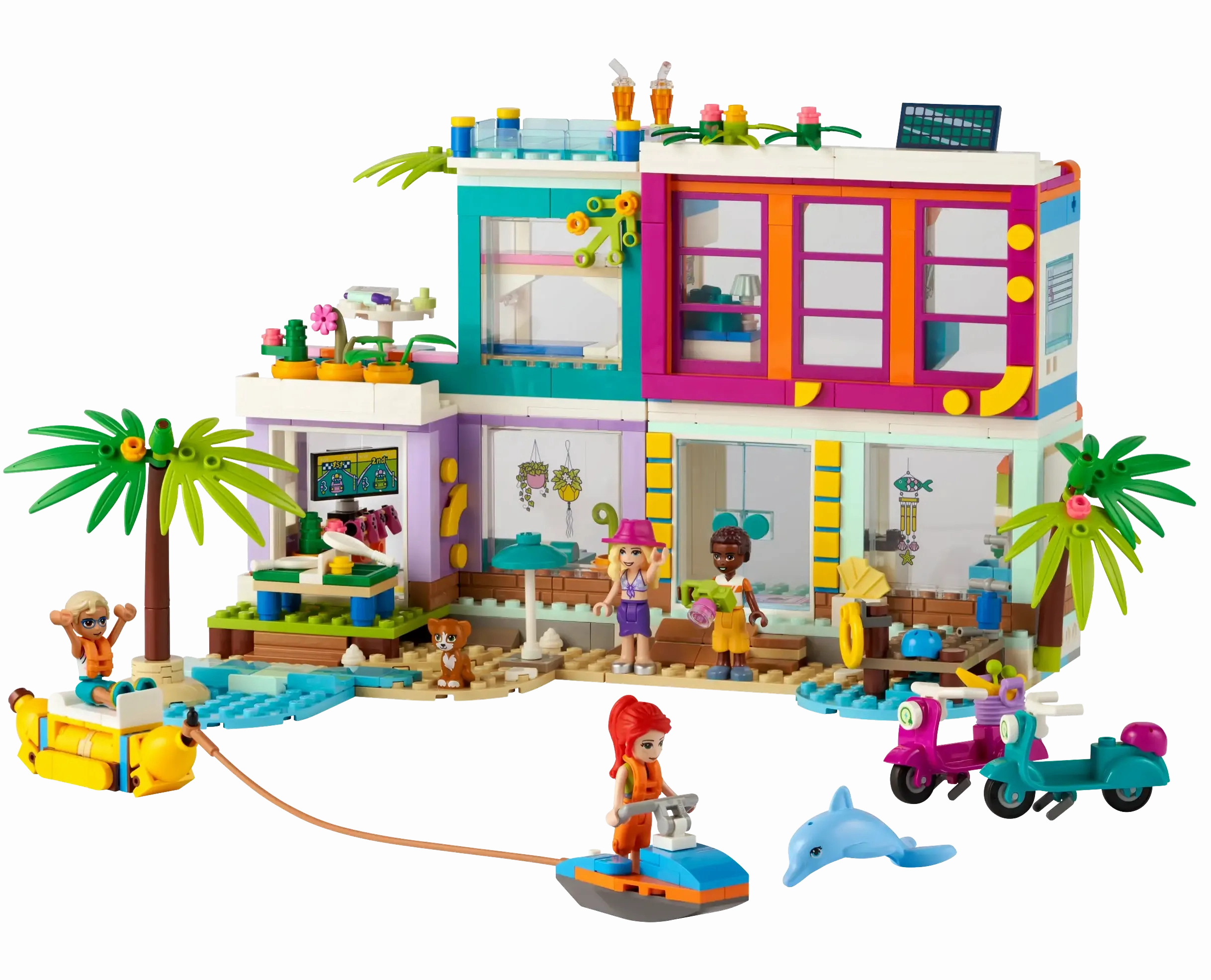 Miniature Art LEGO FRIENDS 41709 Vacation Beach House