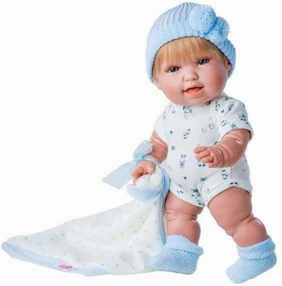 Winter Decoration Berjuan 3127 Boutique Dolls Andrea 38 cm Blue
