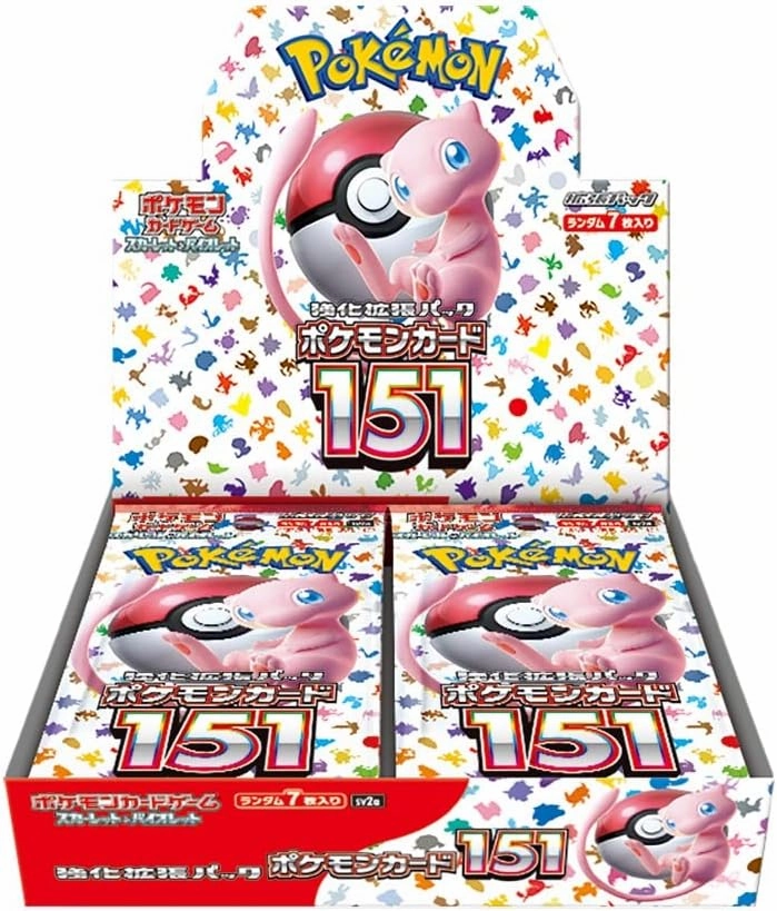 "Pokemon Card Game Scarlet & Violet" Strengthening Expansion Pack Pokemon Card 151 BOX Collector's Pack Reveal