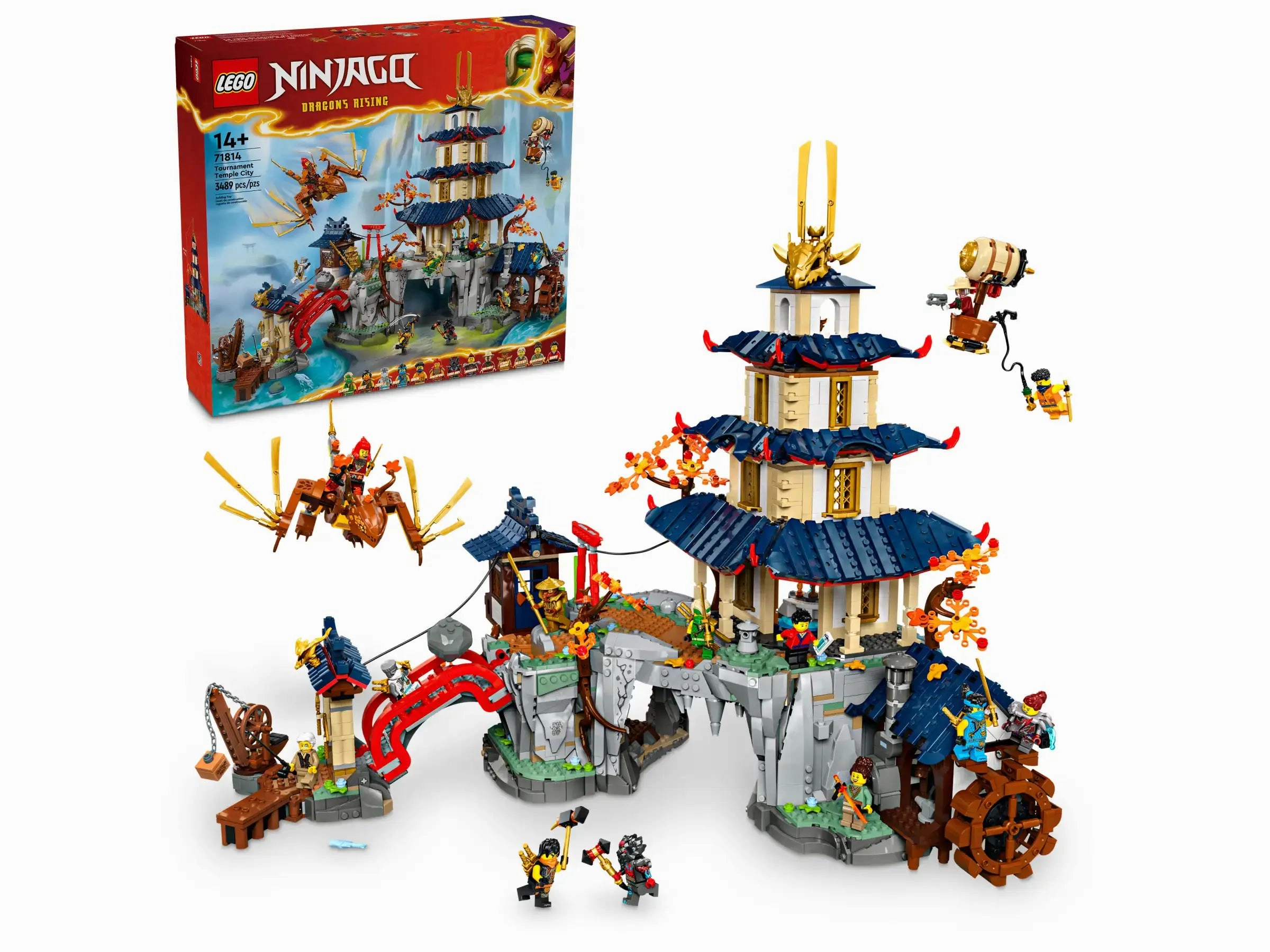 Miniature Figure Steampunk Design LEGO NINJAGO? 71814 Tournament Temple City