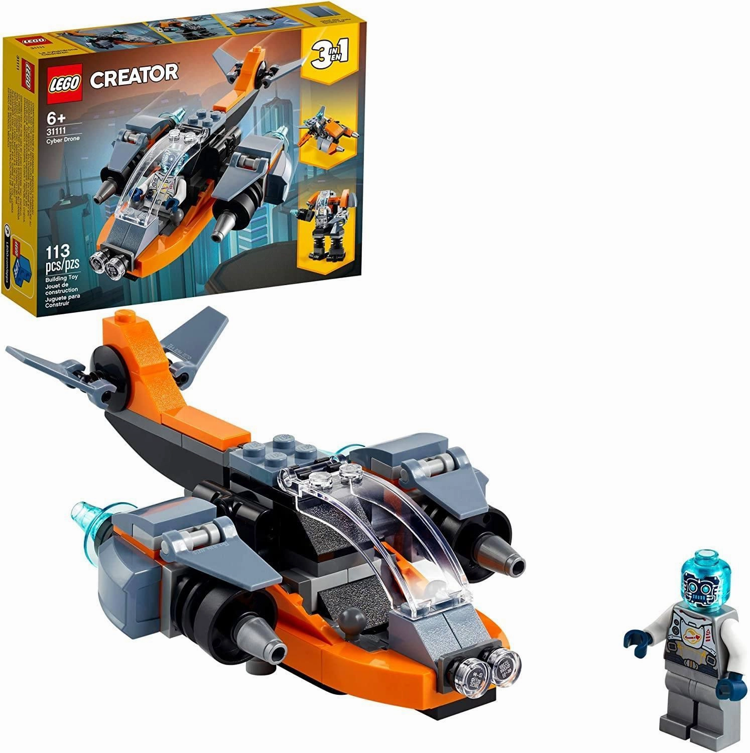 Cult Classic Flying Pose LEGO CREATOR 3in1 31111 Cyber Drone