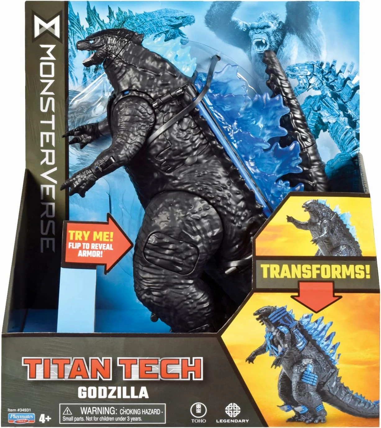 Monsterverse Deluxe Transforming Godzilla Titan Tech Figure Trophy Artist