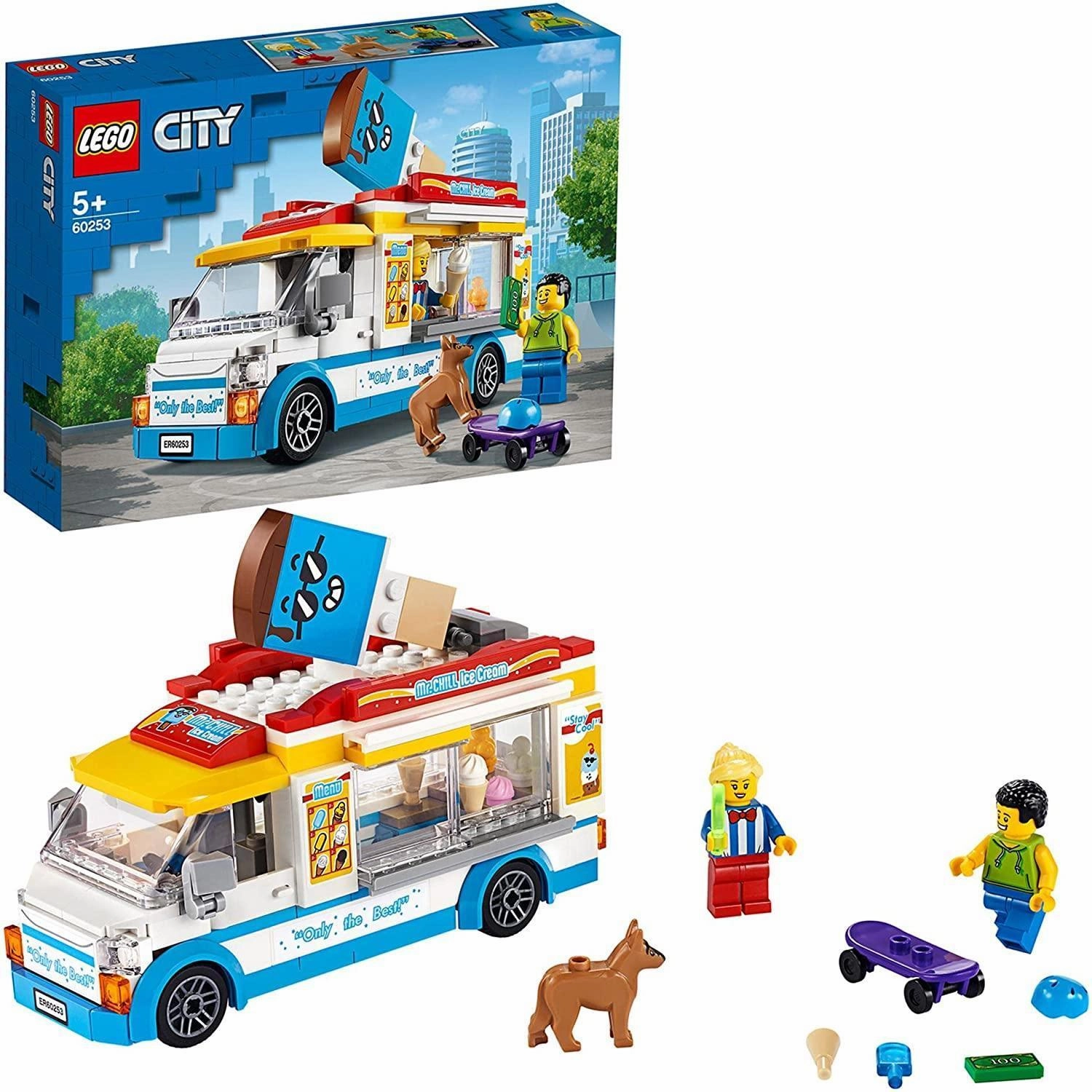 LEGO CITY 60253 Great Vehicles Ice Cream Truck Articulated Hero