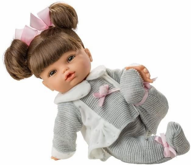Berjuan Doll 2402 Large Posturitas Gray Suit 32 cm Pink Narrative Display