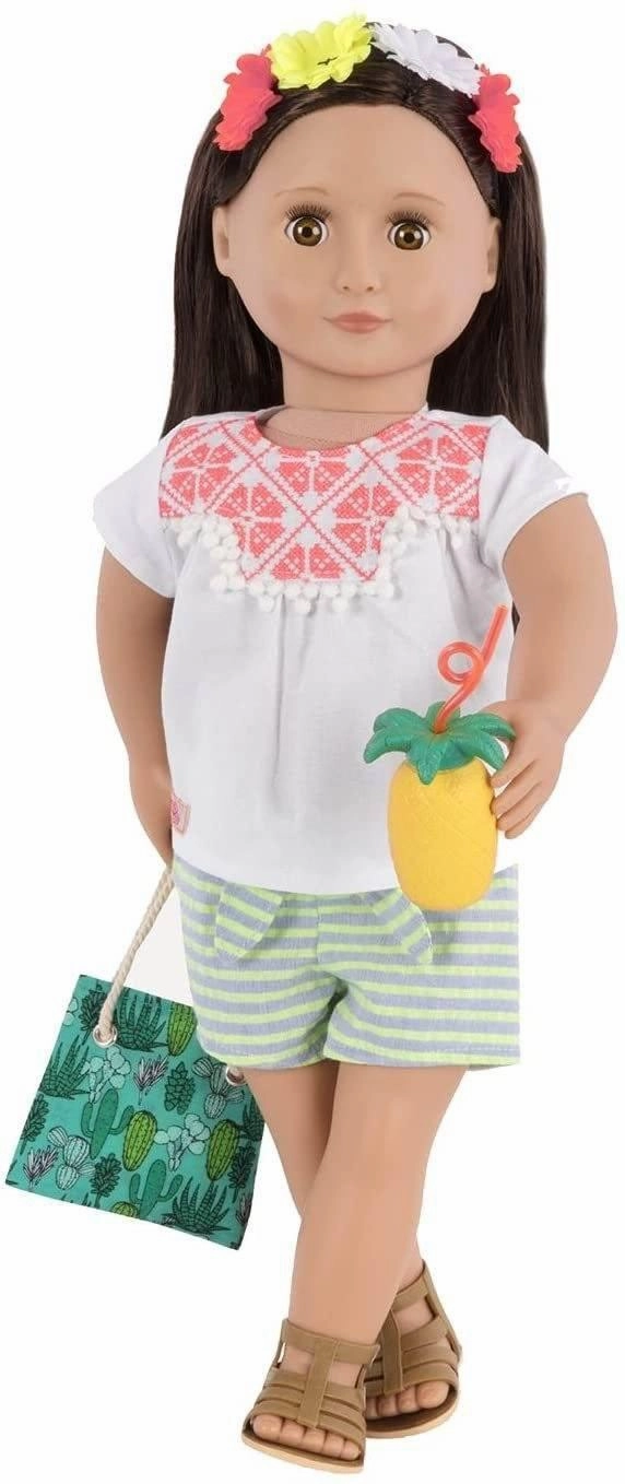 Podcast Studio Licensed Product Our Generation BD30294 Dolls Outfit Fashion Fiesta Deluxe Set for 18 Inch Doll