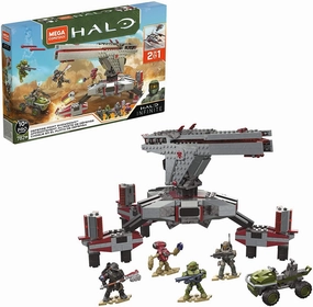 Mega Construx HALO Infinite Defense Point Showdown Construction Set Posable Model