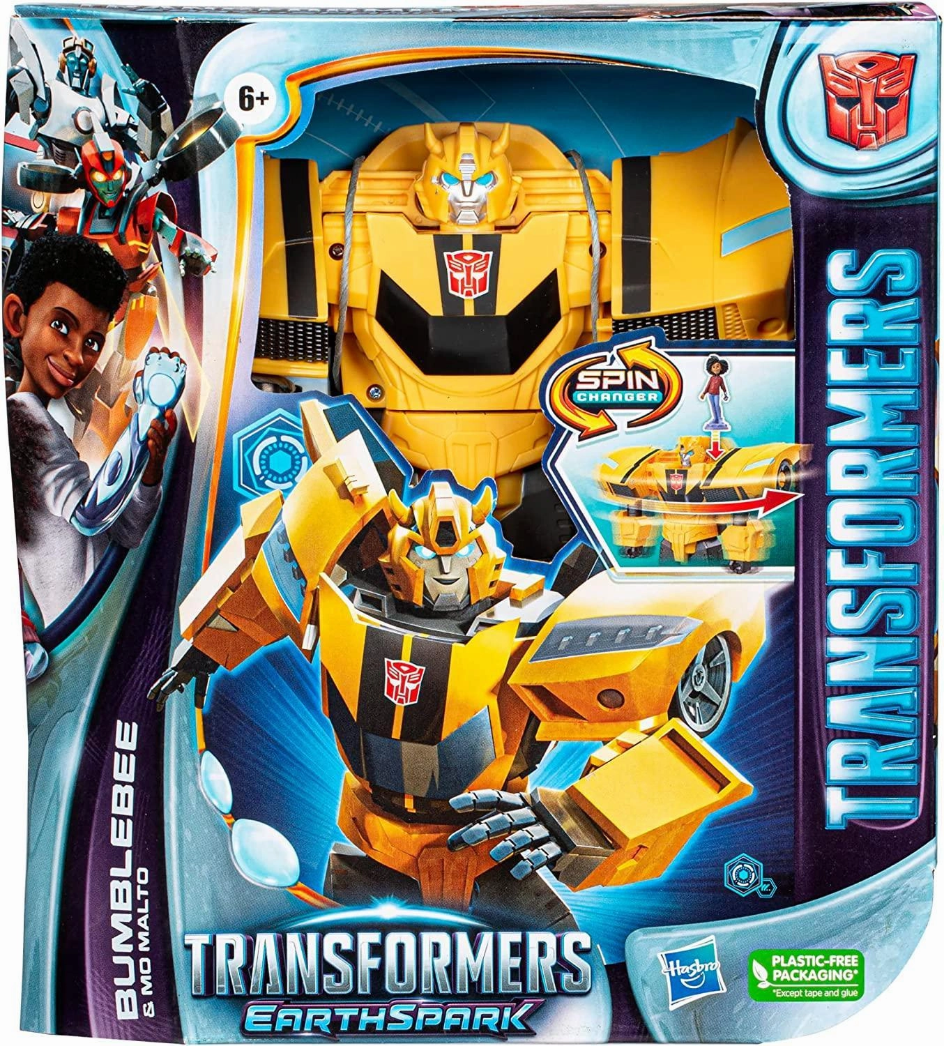 Batch Designer Transformers Earth Spark Spin Changer - Bubmlebee