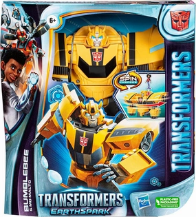 Batch Designer Transformers Earth Spark Spin Changer - Bubmlebee