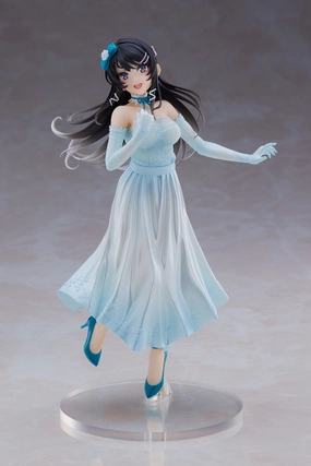 "Rascal Does Not Dream of Bunny Girl Senpai" Coreful Figure Sakurajima Mai (Party Dress) Lifetime Hobby Spirit Animal