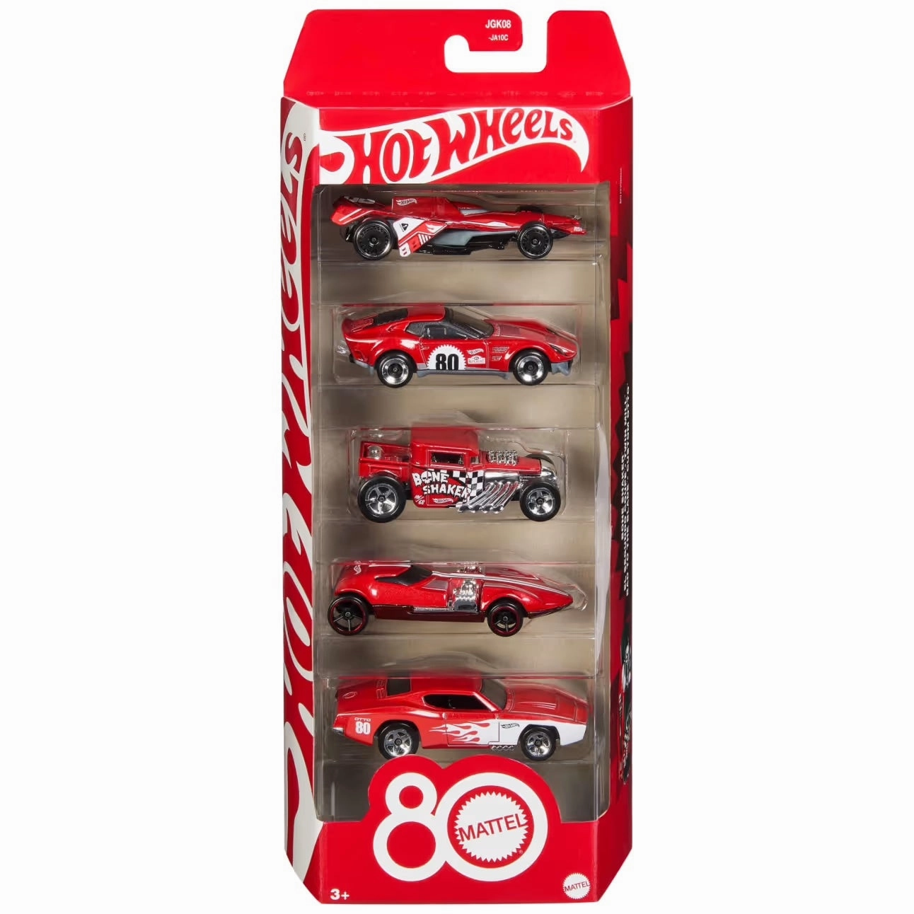 Hot Wheels 5 Car Pack - 80th Anniversary Pack Fantastic Crafts