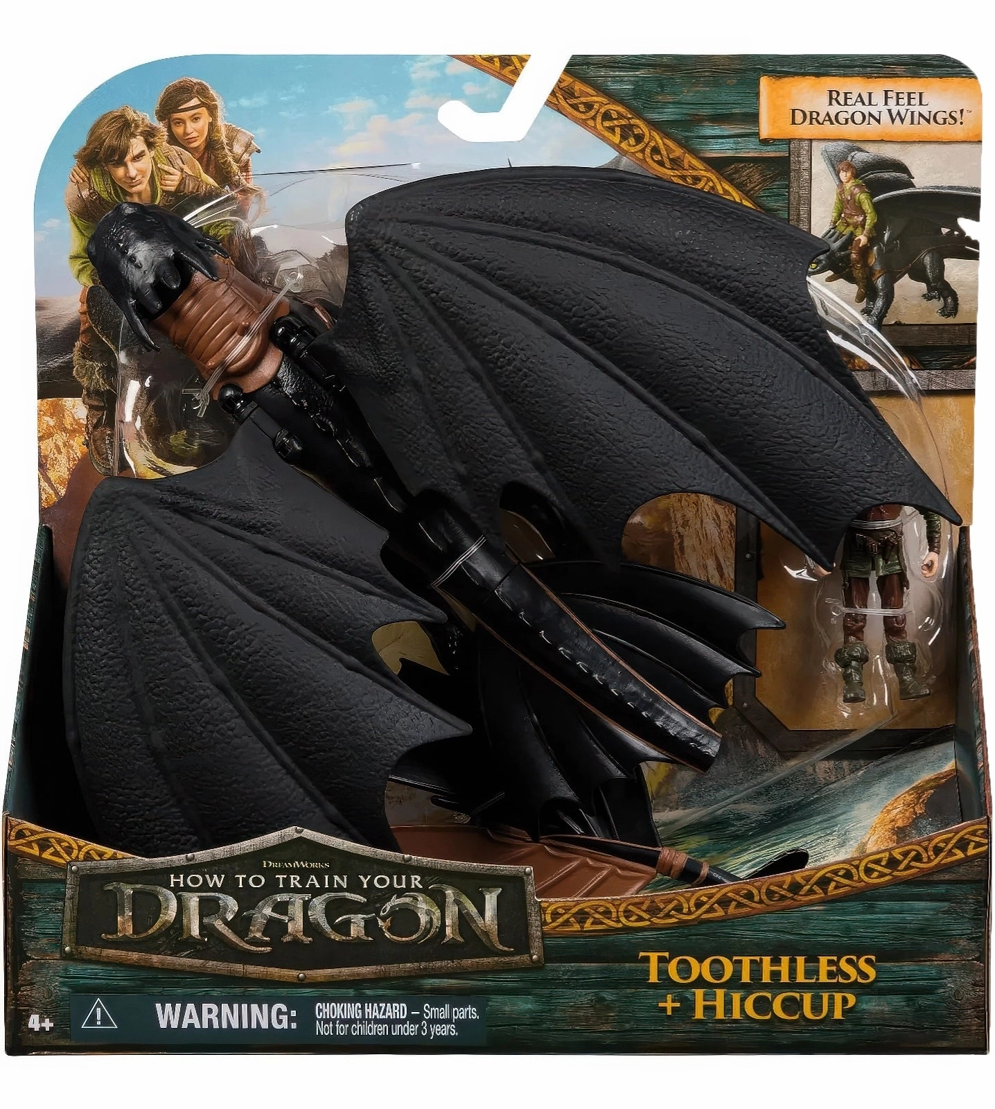 Train Model Flexible Figure How to Train Your Dragon Toothless & Hiccup Viking Duo Action Figures