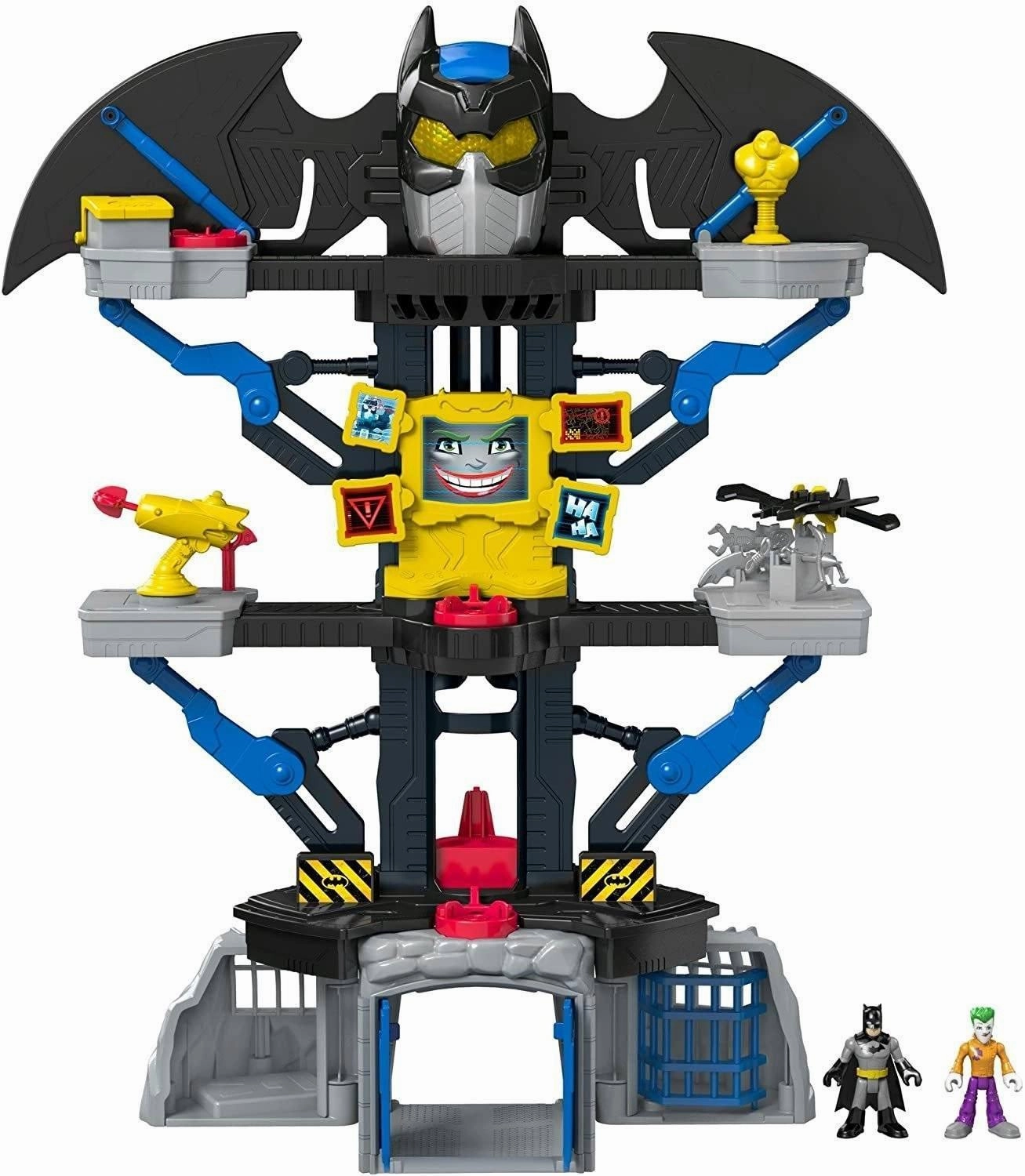Imaginext DC Super Friends Transforming Batcave Playset Tiny System Fantastic Designer
