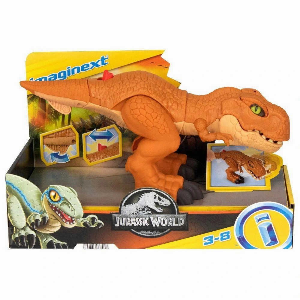 Imaginext Jurassic World Thrashin' Action T.Rex Figure Disney Classic Age Appropriate