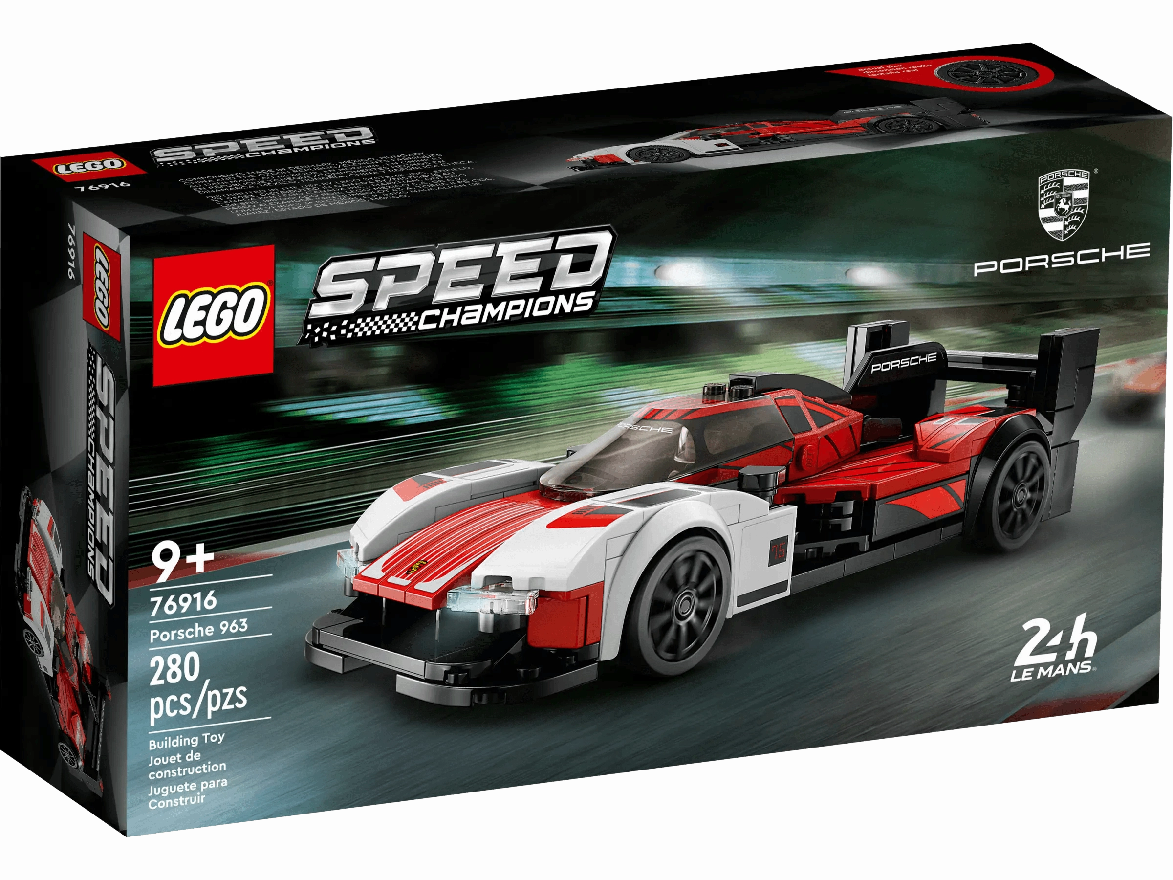 LEGO 76916 Speed Champions Porsche 963 Anime Model