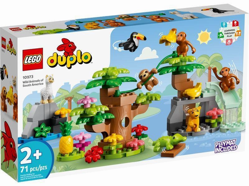 Teaching Aid LEGO DUPLO 10973 Wild Animals of South America
