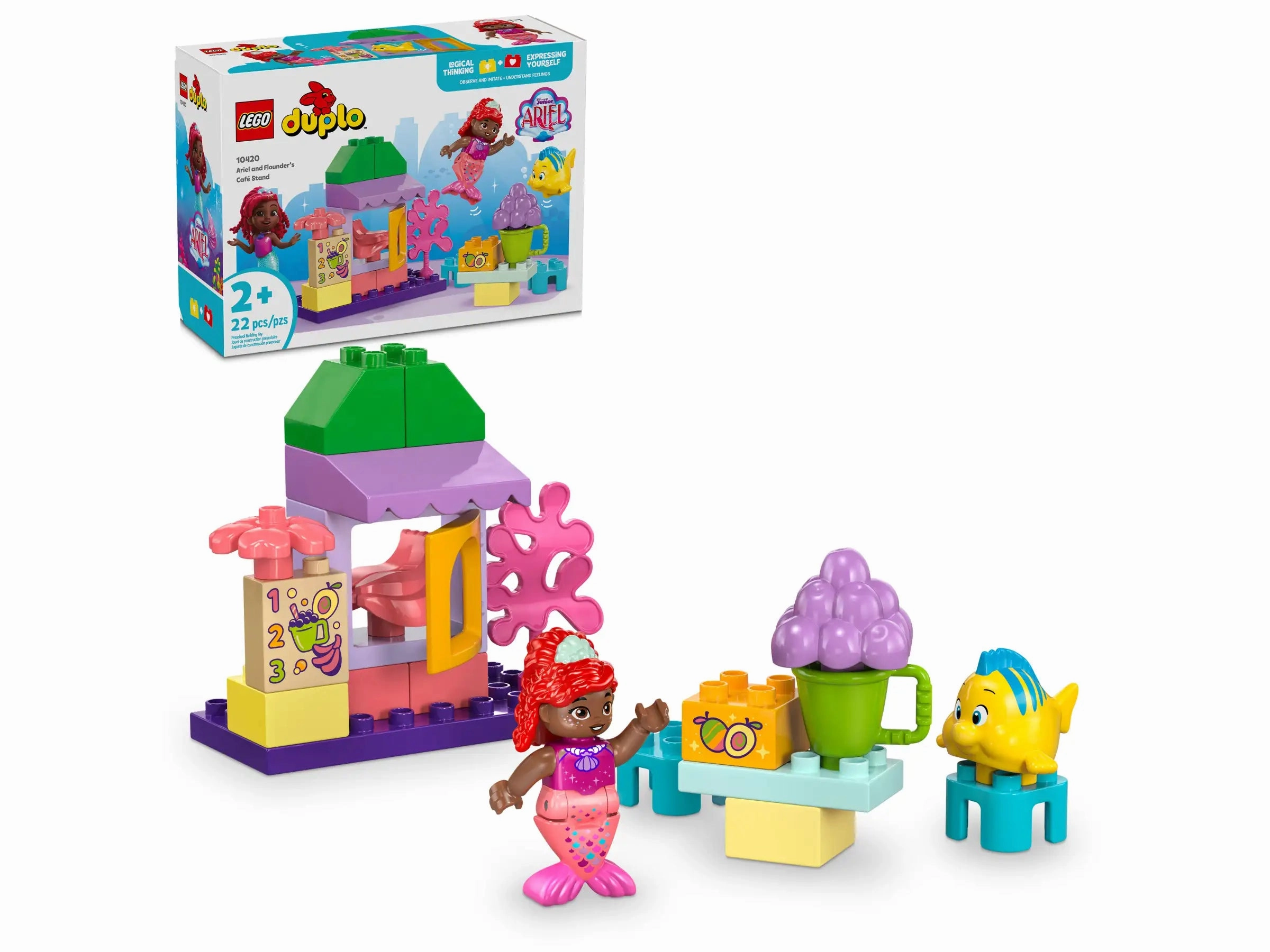 Local Favorite LEGO DUPLO Disney 10420 Ariel and Flounder's Caf?? Stand
