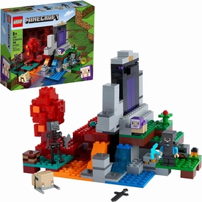 LEGO MINECRAFT 21172 The Ruined Portal Building Kit Global Shipping