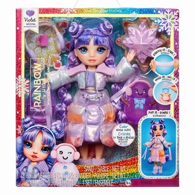 Rainbow High: Winter Wonderland Purple Fashion Doll 27 cm Luxury Gift