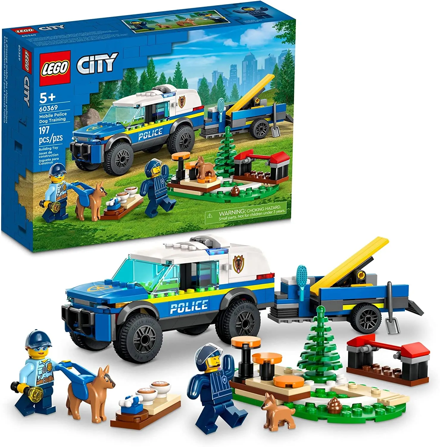 Lego 60369 - City Mobile Police Dog Training Monster Accessories Haunted Ornaments