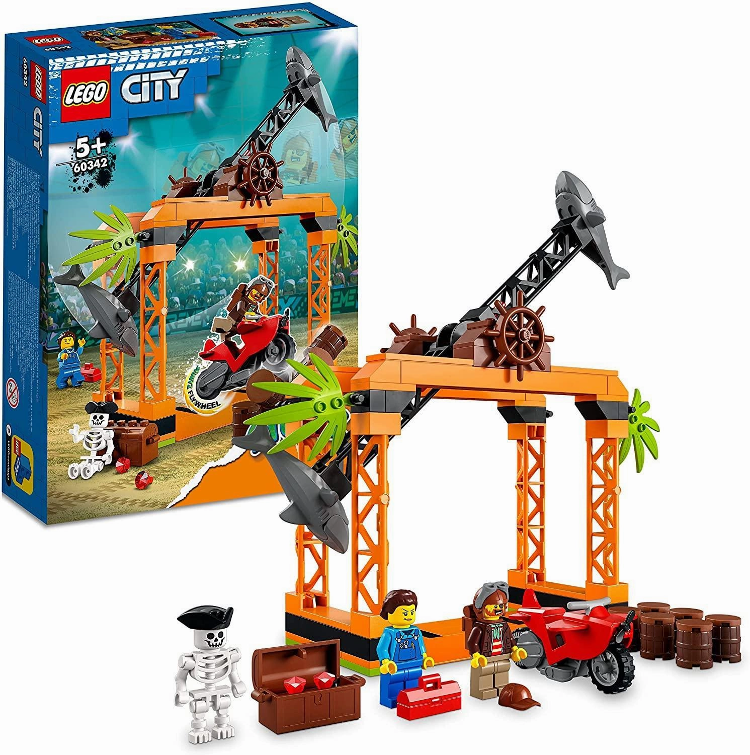 LEGO CITY The Shark Attack Stunt Challenge Collectors Piece