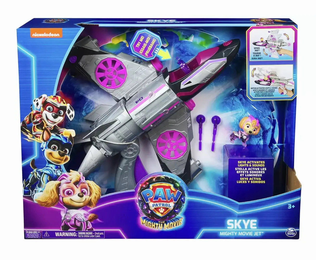 PAW Patrol Skye Deluxe Mighty Movie Theme Vehicle Heritage Collection Tiny Machine