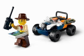 LEGO 60424 City Jungle Explorer ATV Red Panda Mission Study room