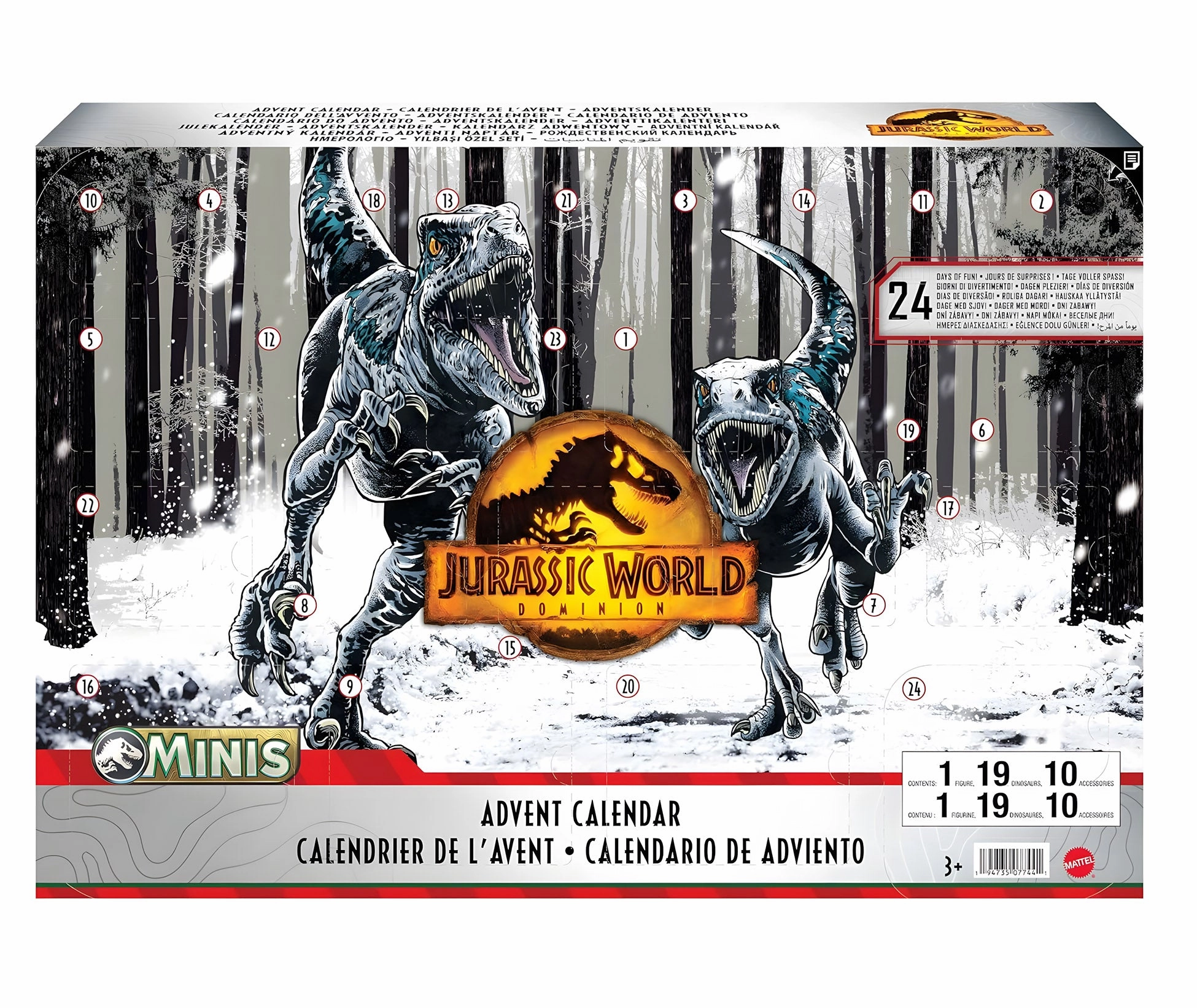 Collectible Replica Passionate Pursuit Jurassic World Advent Calendar