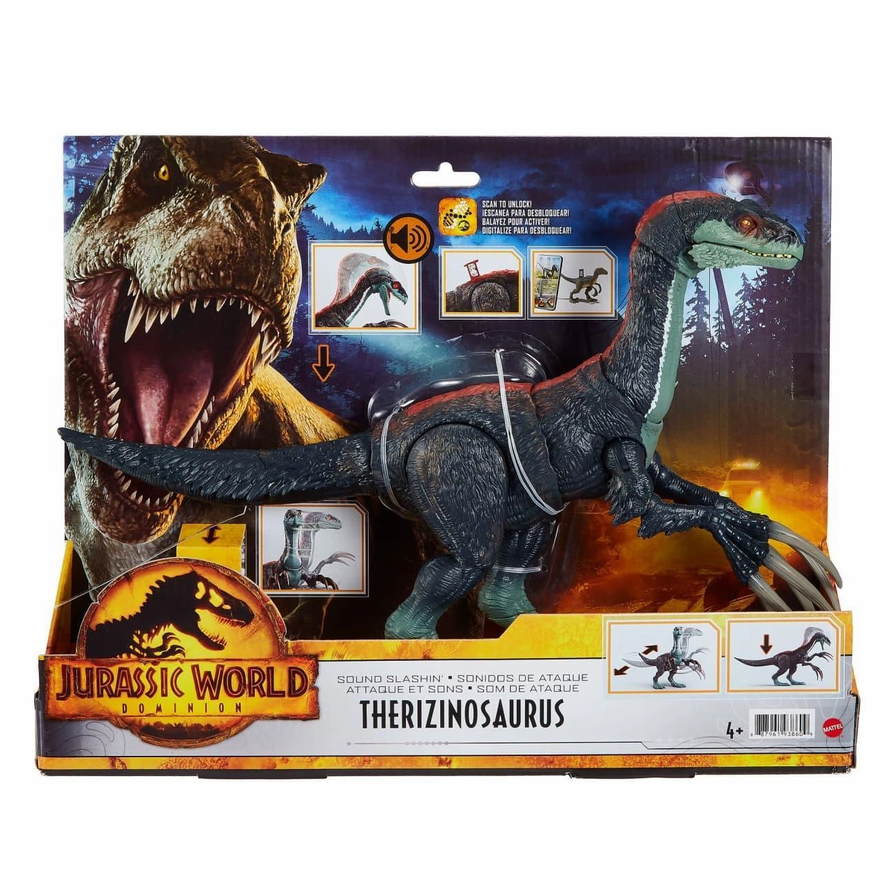 Little Ribbon Jurassic World Sound Slashin Slasher Dino Dinosaur Action Figure