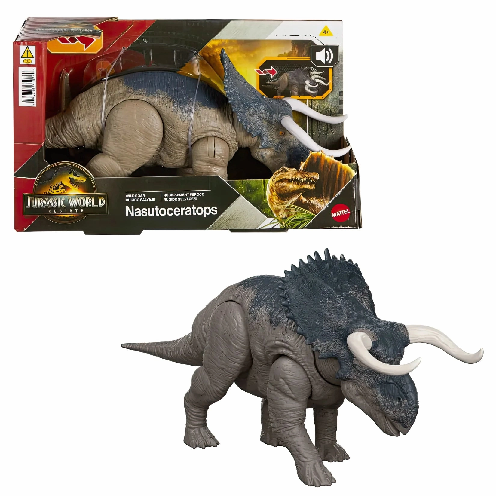 Wedding Topper Jurassic World Wild Roar Nasutoceratops Dinosaur Toy