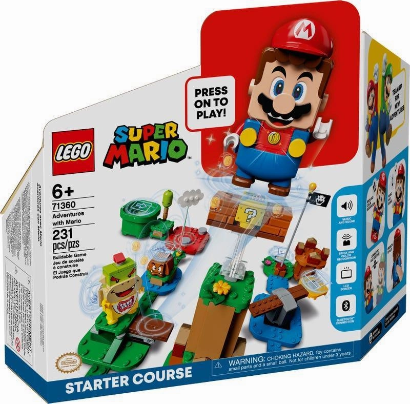 Miniature Hero Eco Friendly LEGO SUPER MARIO 71360 Super Mario Adventures with Mario Starter Course