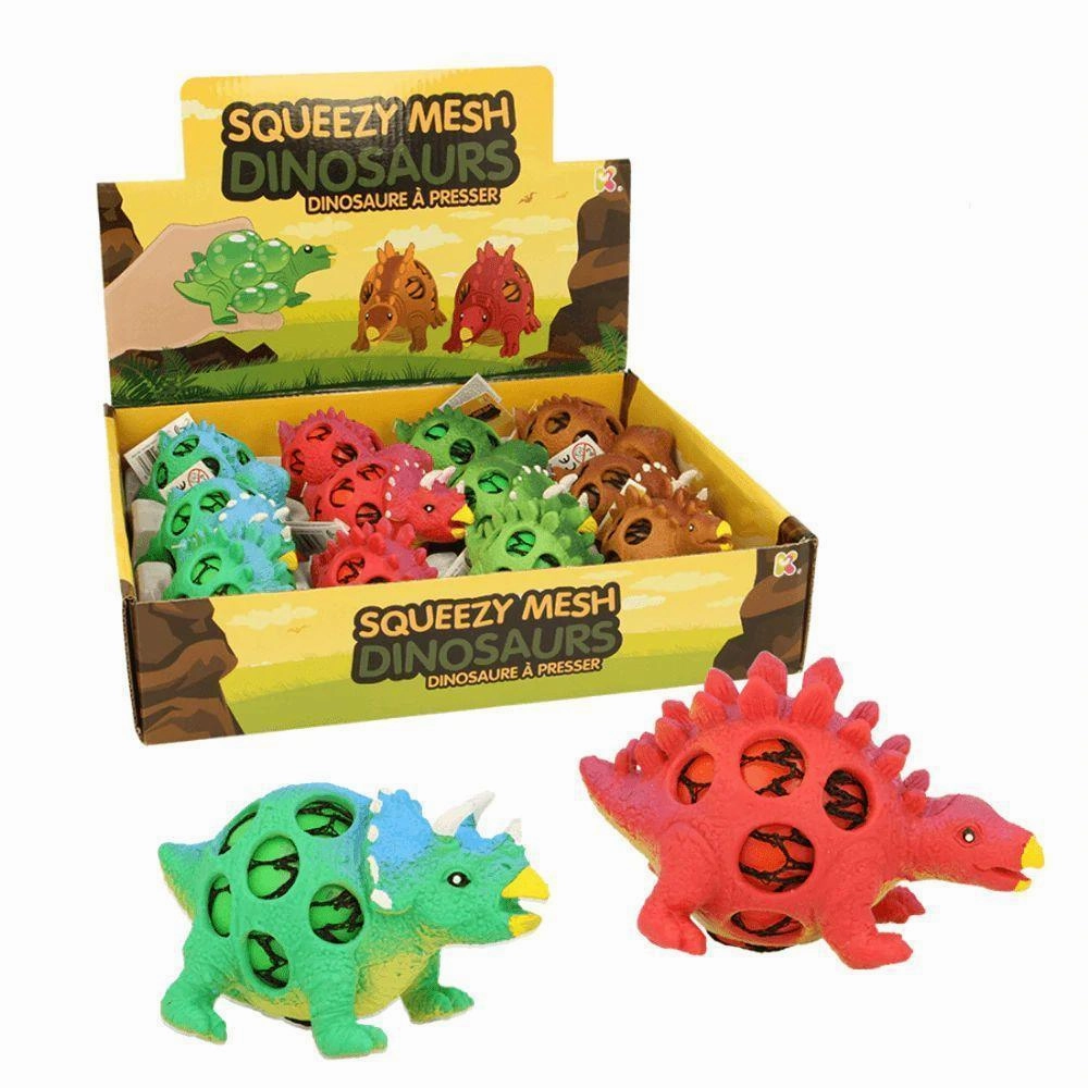 Keycraft Squeezy Anti Stress Mesh Dinosaurs - Assortment Emerging Brand