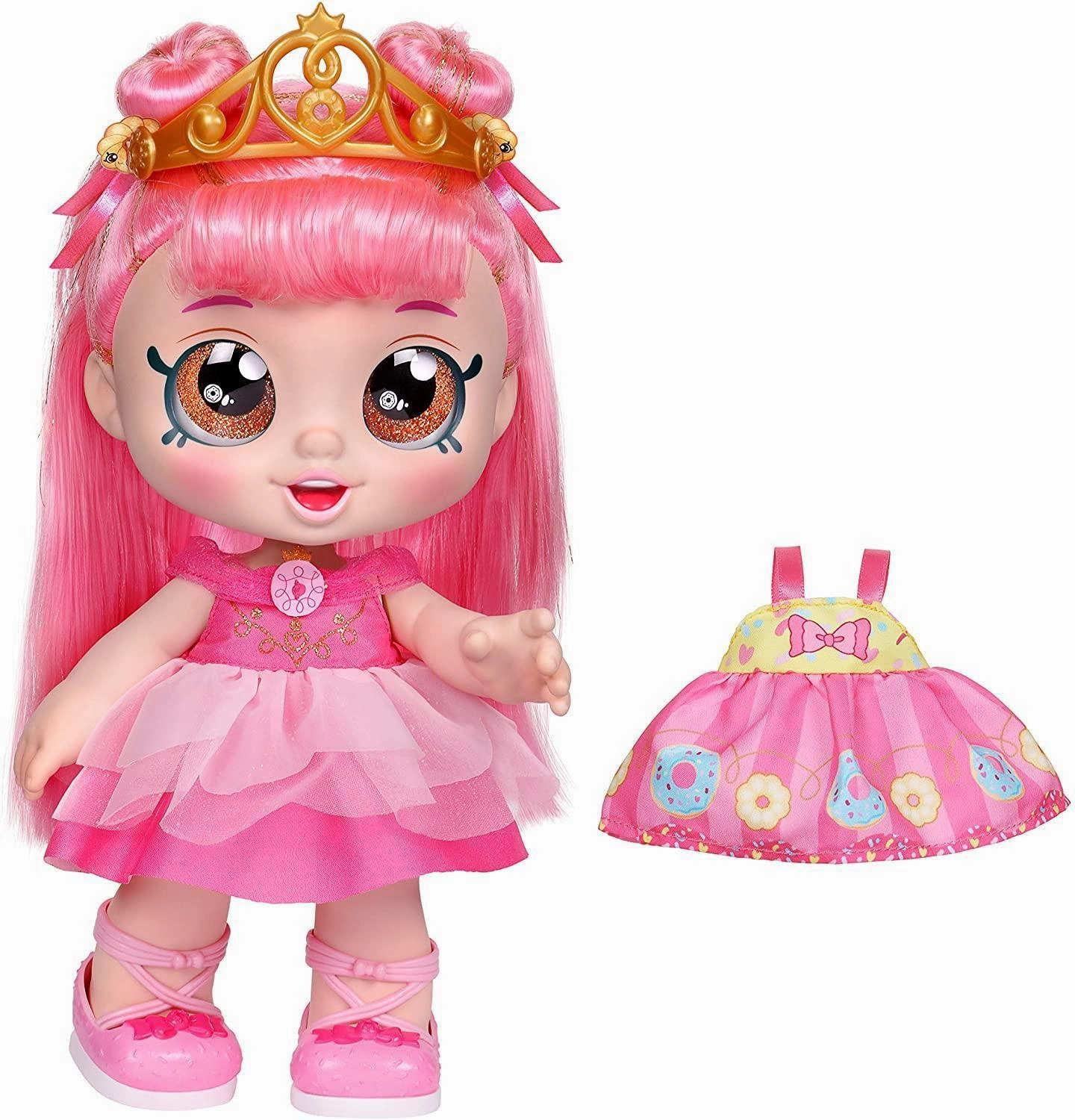 Kindi Kids 25cm Toddler Doll - Donatina Princess Dress Up Collectible Model