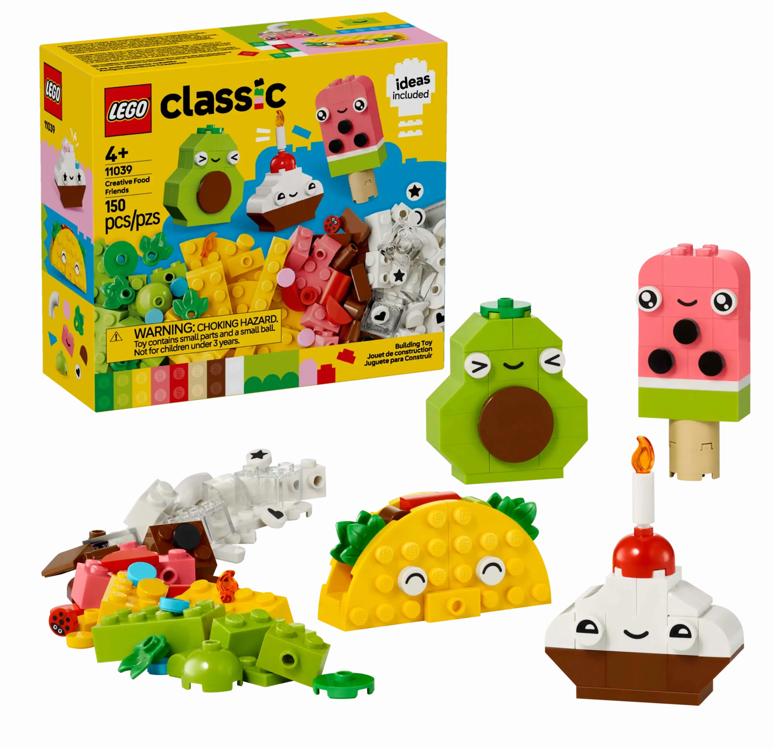 Anime Merch LEGO CLASSIC 11039 Creative Food Friends