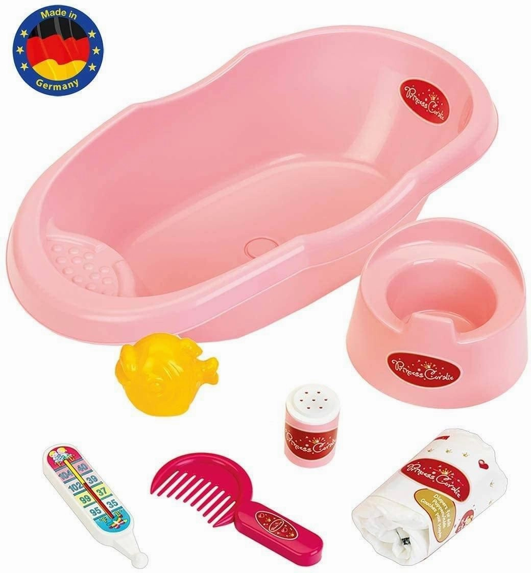 Detailed Replica Tourist Memorabilia Klein 1647 Princess Coralie Bathtub with Accessories