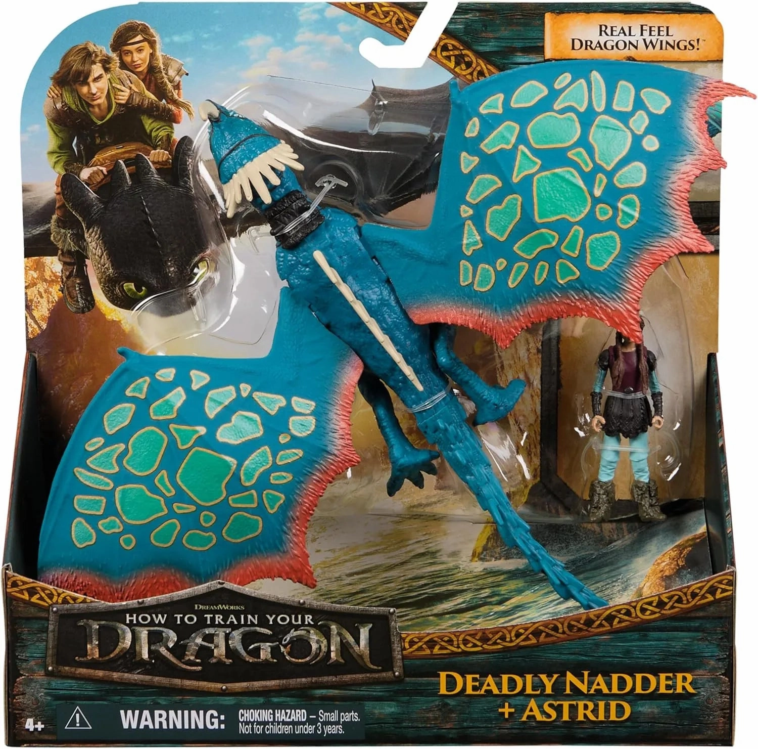 Dominant Worker Virtual Character How to Train Your Dragon: Deadly Nadder & Astrid Viking Duo Action Figures