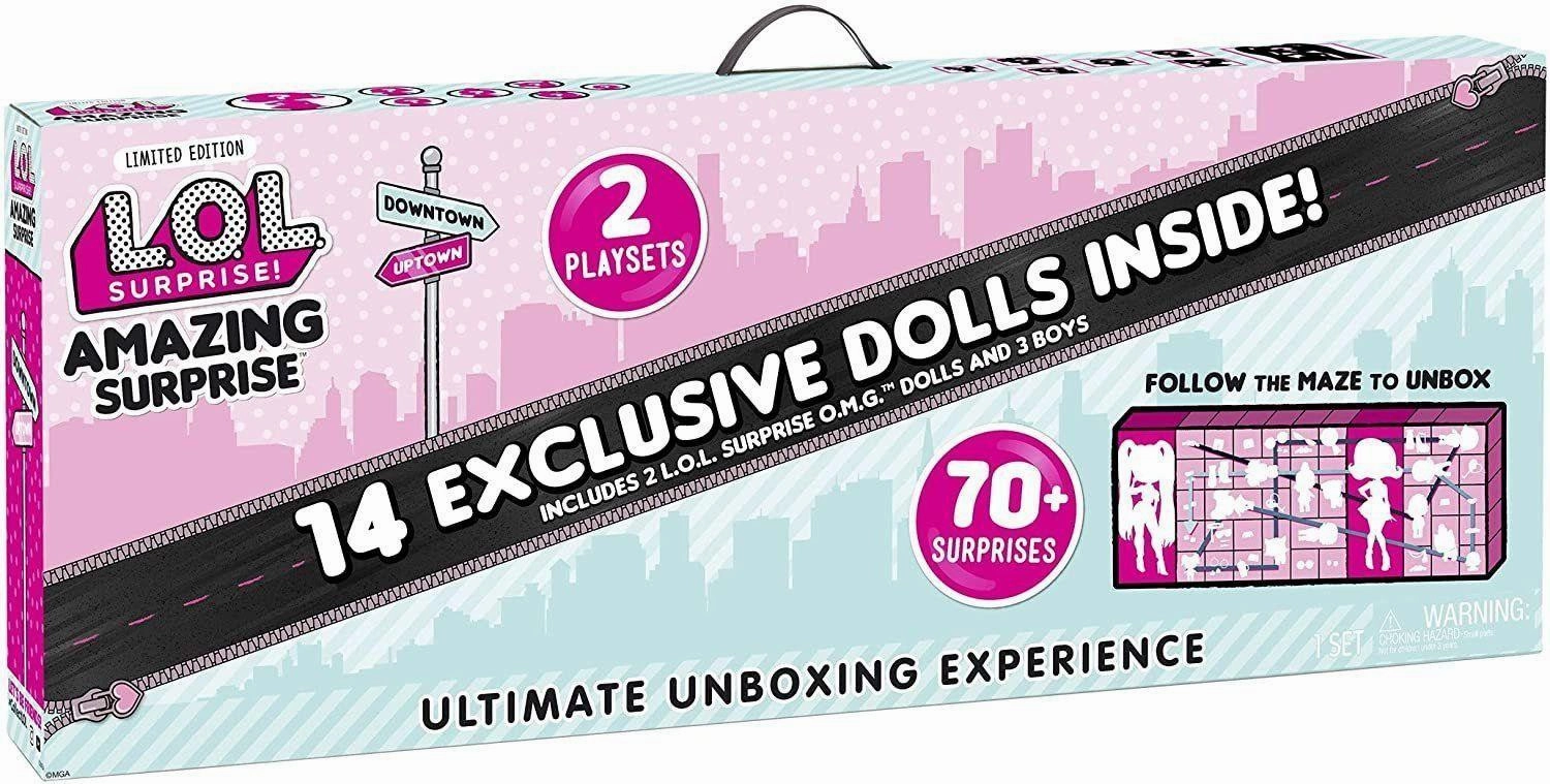 L.O.L. Surprise! Amazing Surprise with 14 Dolls, 70+ Surprises TV Series Art Figure