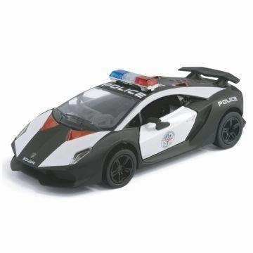 Multi Pose Realistic Art Lamborghini Sesto Elemento Police Car 1:36 Scale Model