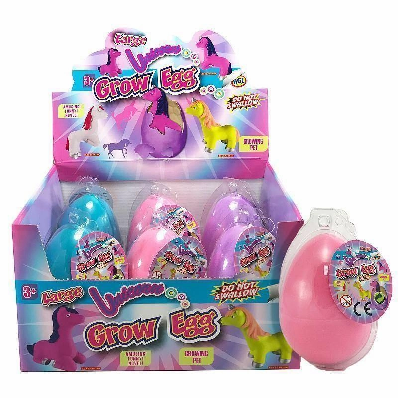Large Unicorn Hatch Grow Egg - Assorted Artisanal Product