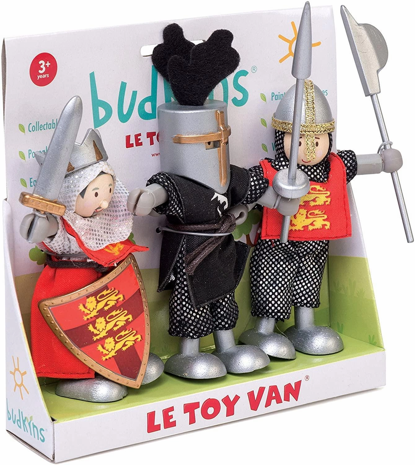 Le Toy Van Wooden Crusader Budkins Set Magical Creature Year Round