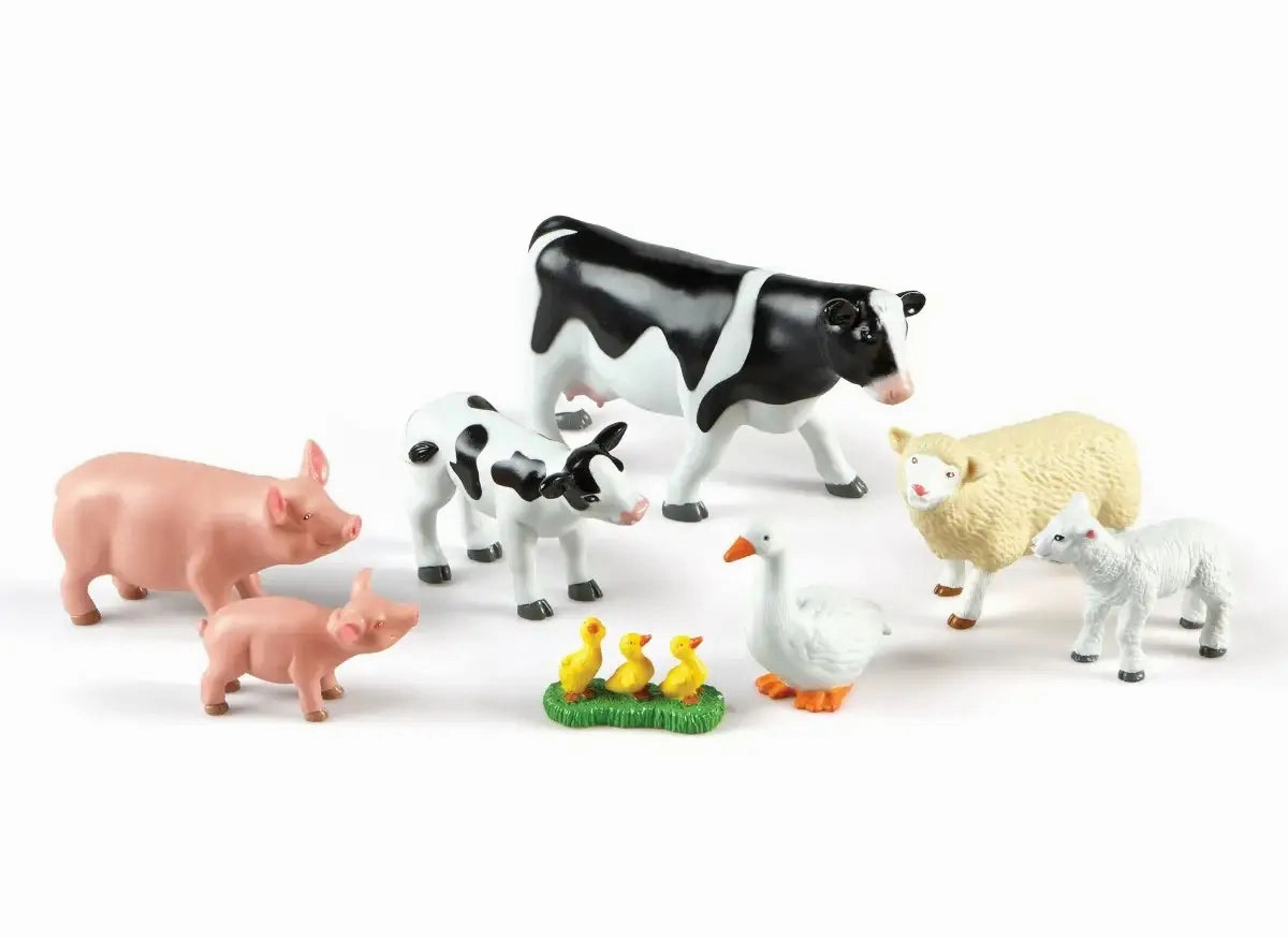 Scandinavian design Learning Resources Jumbo Farm Animals - Mommas and Babies Figures