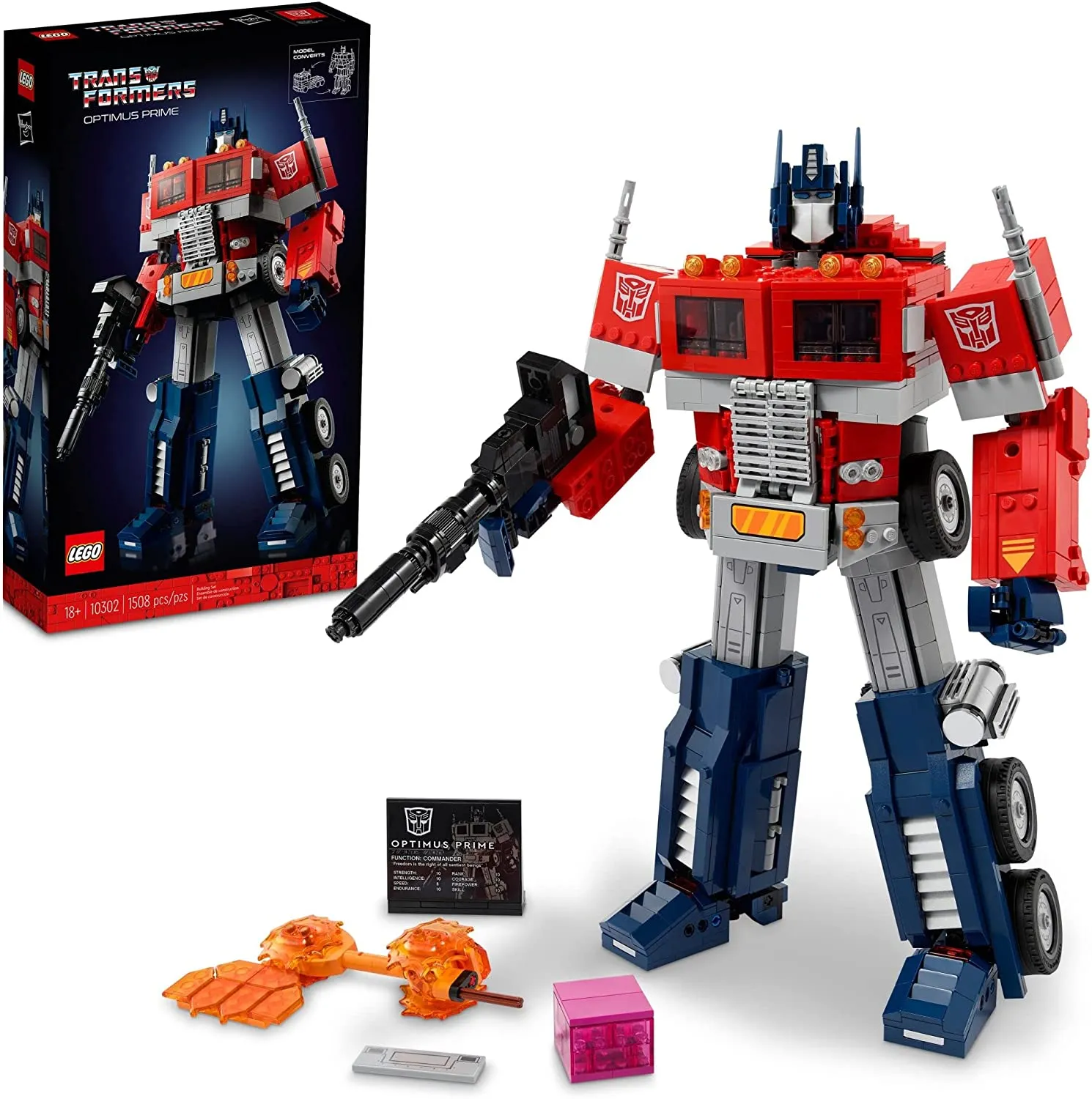 Mysterious Supplies Mysterious Figures Lego 10302 - Transformers Optimus Prime