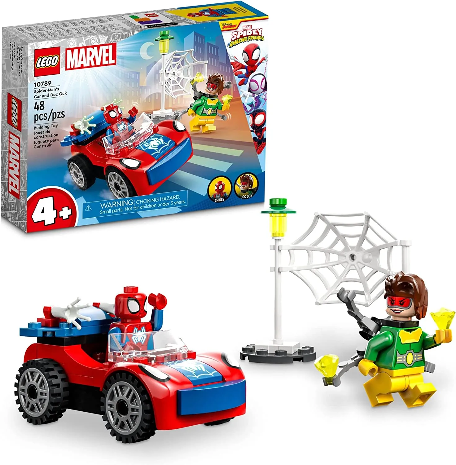 Whimsical Masks Whimsical Supplies Lego 10789 - Marvel Spider-Man's Car and Doc Ock