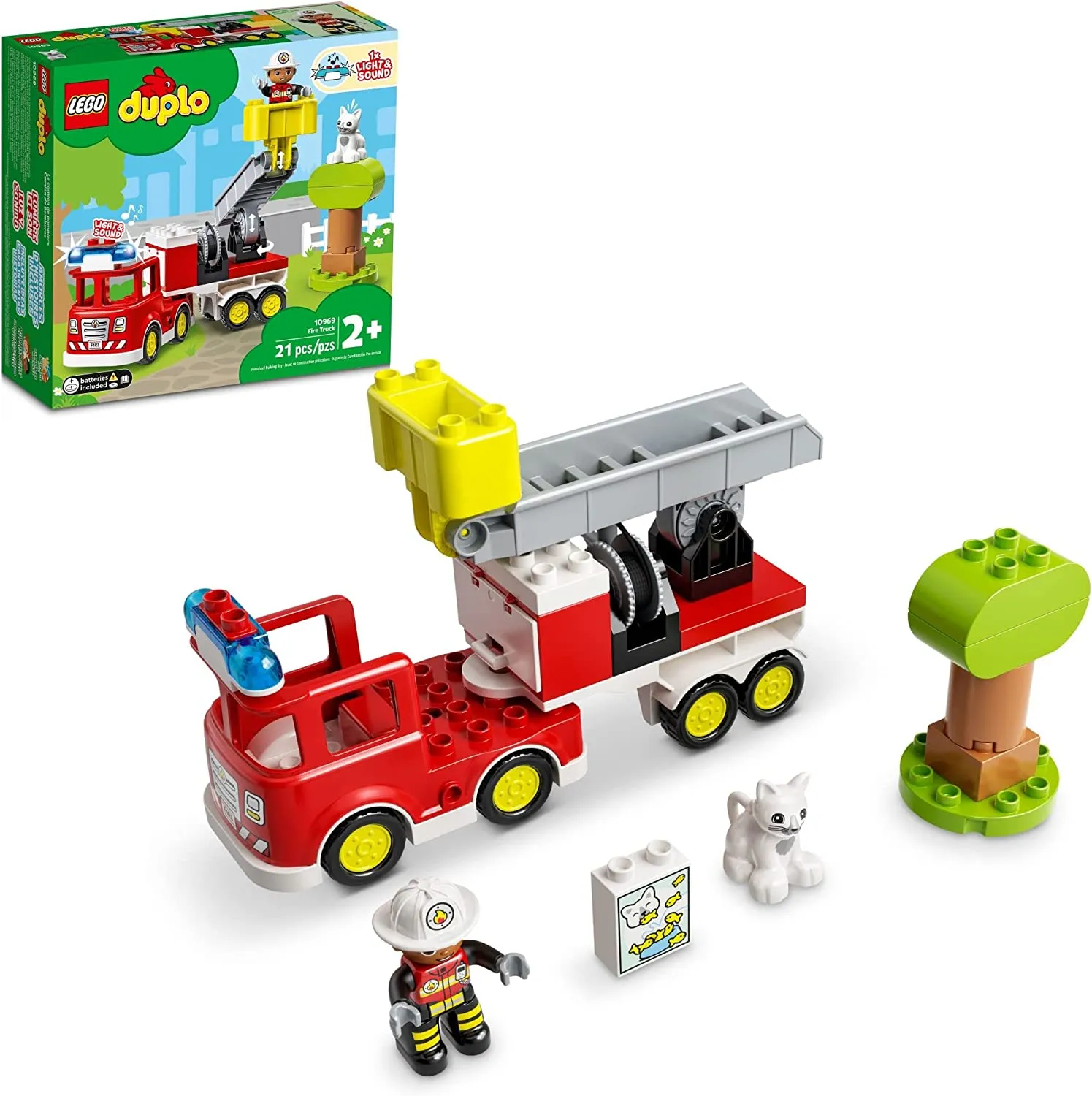 Scary Crafts Haunted Lights Lego 10969 - Duplo Fire Truck